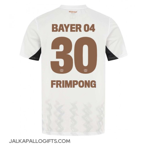 Bayer Leverkusen Jeremie Frimpong #30 Vieraspaita 2024-25 Lyhythihainen